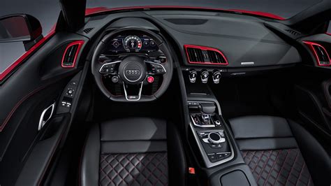 Audi R8 V10 Rwd Spyder 2019 4k Interior Wallpaper Hd Car Wallpapers