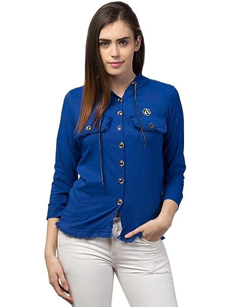Buy Arbiter Collection Women Regular Fit Solid Casual Shirt At