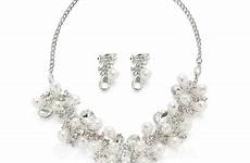 alloy rhinestones pearl ladies sets jewelry beautiful jjshouse