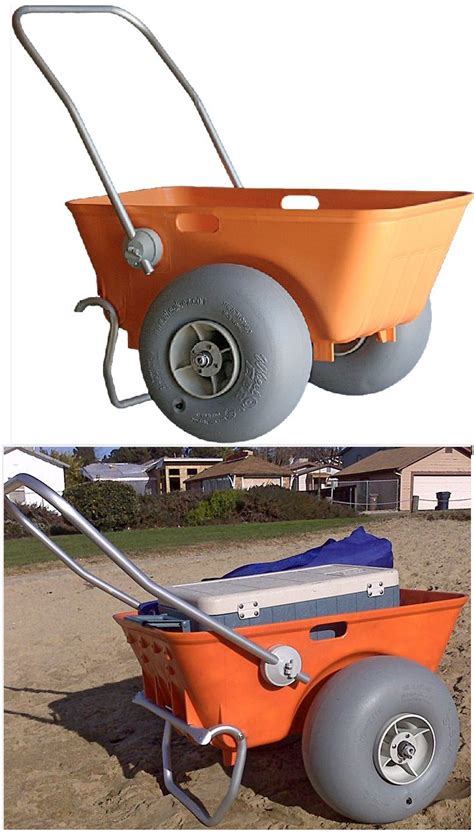 Wheeleez Tub Beach Cart With Big Wheels For Soft Sand