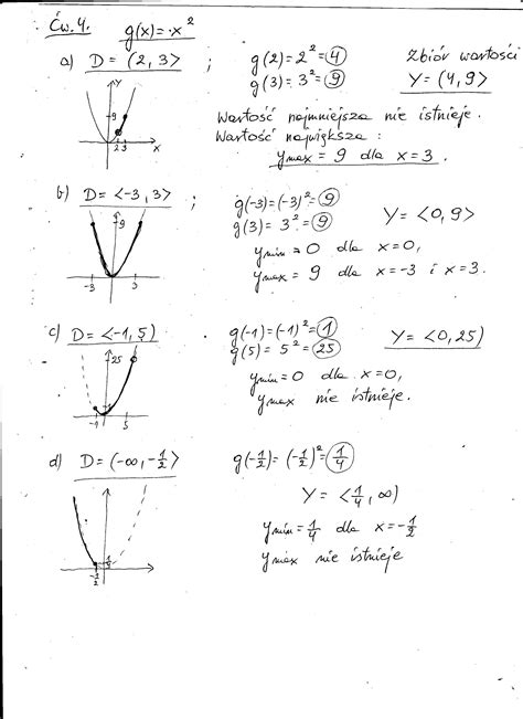Wyznacz Wzór Funkcji Liniowej G Której Wykres Przechodzi Przez Punkt P - Wyznacz zbiór wartości funkcji g(x) = x2 o dziedzinie D. Podaj wartość