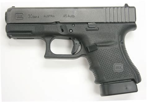 Glock 30 Gen 3 G30 45acp Sub Compact Semi Auto Pistol Side Arm Sams