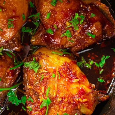 Crockpot Chicken Thigh Recipe With Asian Glaze Recipemagik