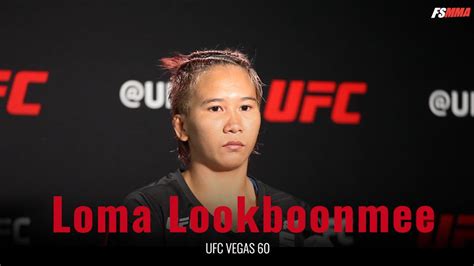 loma lookboonmee ufc vegas 60 full post fight interview youtube