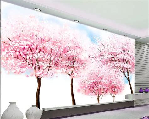 Beibehang Custom Wallpaper Beautiful Abstract Cherry