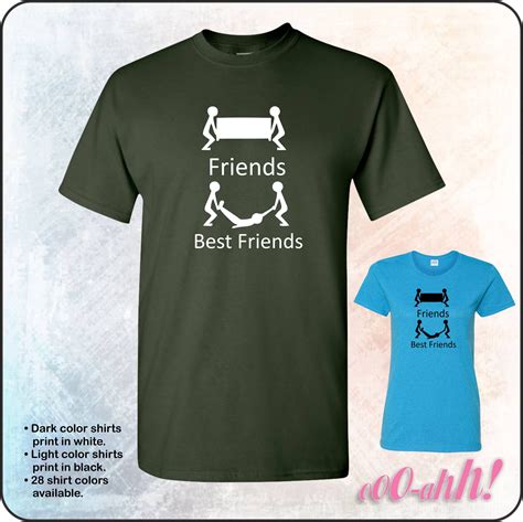 Friends Best Friends Printed Shirts Colorful Shirts Shirts
