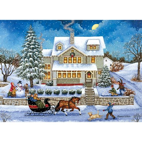 Winter Jigsaw Puzzles Snow Puzzles 1000 Piece Jigsaw Puzzles Holiday