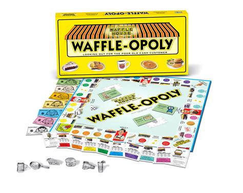 Waffle House Opoly | Custom Monopoly Style Board Games | Custom monopoly, Custom board games, Custom