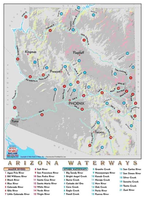 Arizona Rivers And Streams Azbw