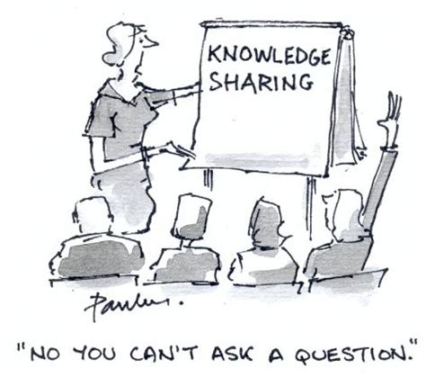 Knowledge Sharing Cartoon