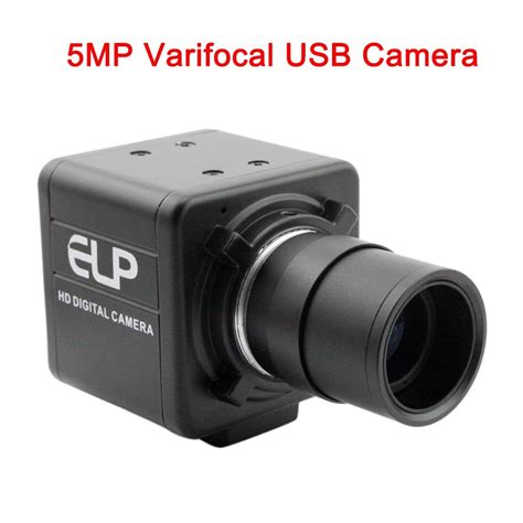 Elp 5mp Aptina Mi5100 Color Cmos Sensor High Frame Rate 30fps 1080p Usb Camera With 5 50mm