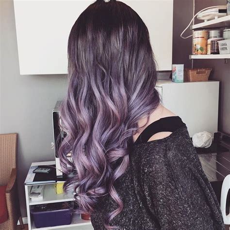 Purple Gray Hair Ombre Leeann Muncy