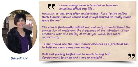 Belle E Rose Todd Law Of Attraction Bach Flower Remedies