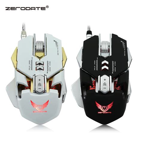 Zerodate 3200dpi Usb Wired Competitive Gaming Mouse 7 Programmable