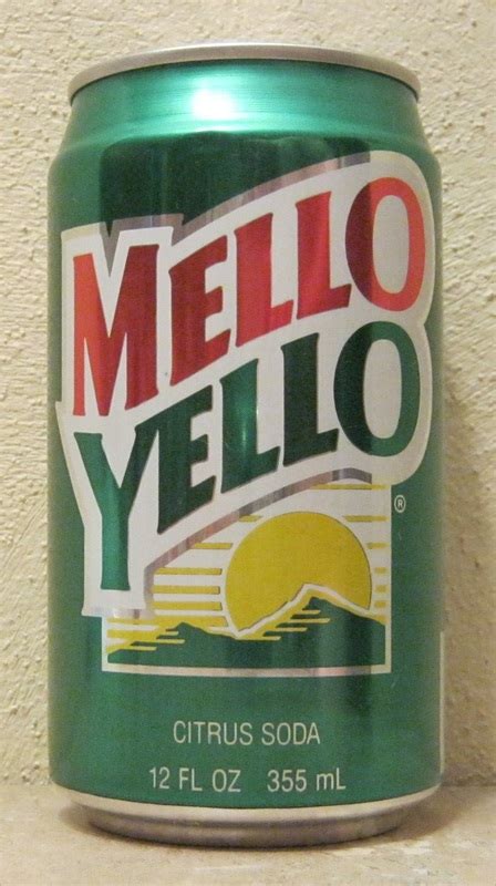 Mello Yello 7 Soda Can Collection