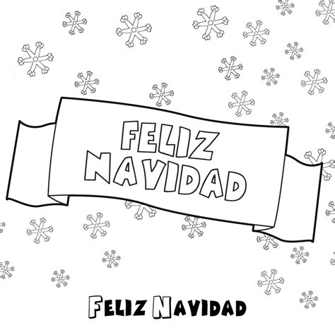 Dibujos de Feliz Navidad para colorear e imprimir, Imágenes Feliz Navidad