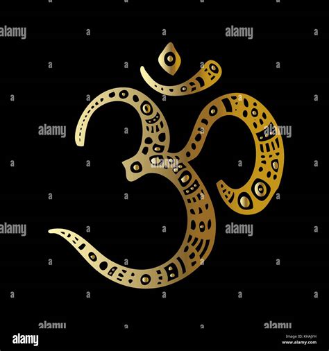 Om Symbol Aum Ohm Stock Vector Image And Art Alamy