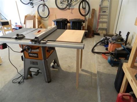 Table Saw Extension Table For Ridgid Table Saw By Therookiejer
