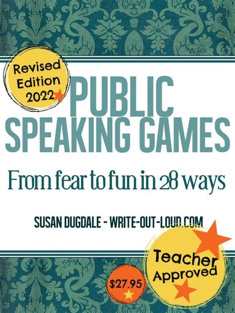 Public Speaking Games Ebook Cover Public Speaking Public Speaking