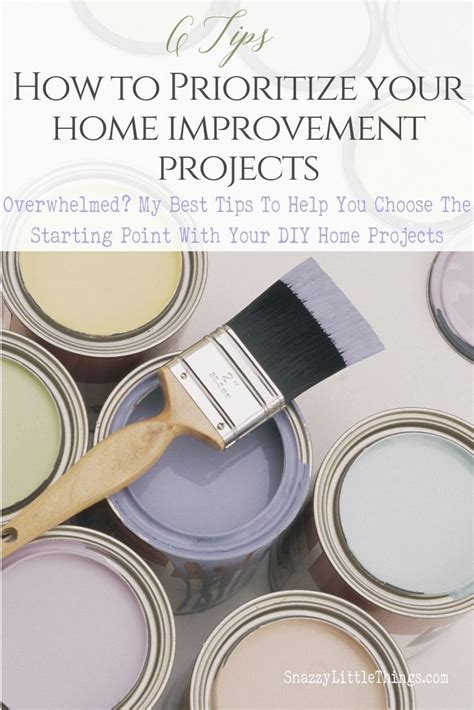 6 Tips How To Prioritize Your Diy Projects Home Improvement Projects