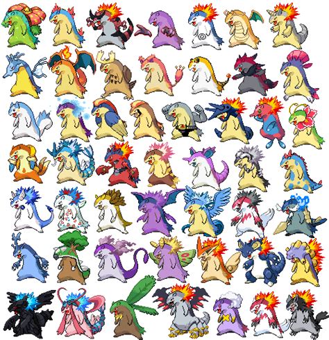 Typhlosion Fusions Awesome Pokemon Concept Art Characters Cute