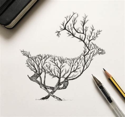 Awesome Sketches Pen Drawings By Alfred Basha 99inspiration