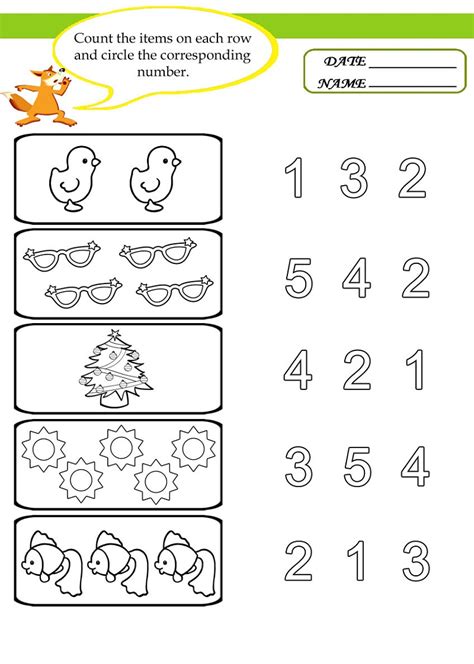 Printable Worksheets 4 Year Olds