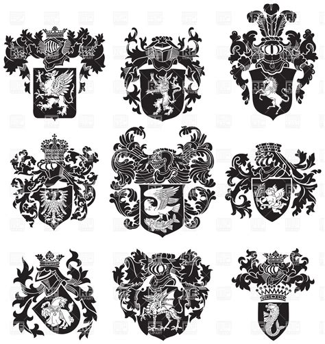 Heraldic Elements Vector At Vectorified Com Collection Of Heraldic