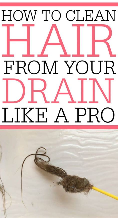 How To Get Hair Out Of Drain Cleaning Hacks Clogged Drain Hair
