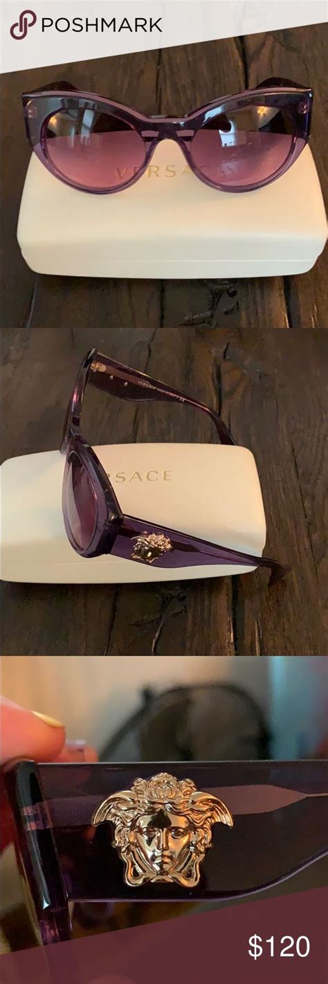 Purple Versace Sunglasses Versace Sunglasses Sunglasses Versace Accessories