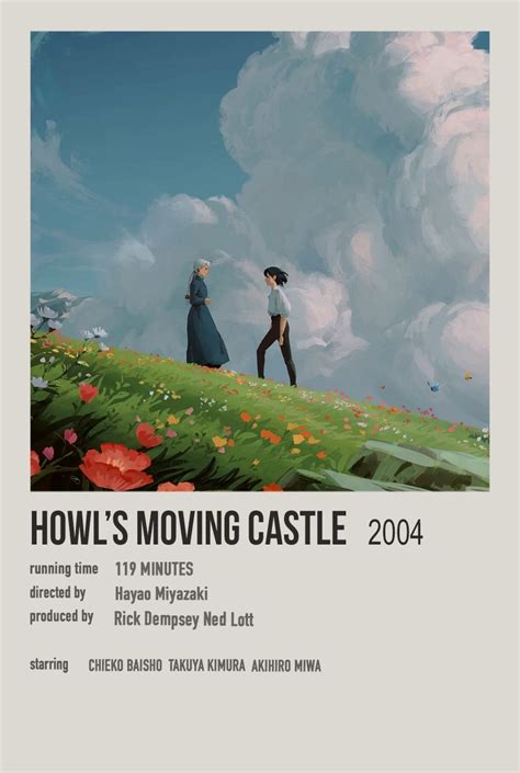 Polaroid Poster Howls Moving Castle Studio Ghibli Poster Howl S