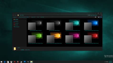윈도우 포럼 스크린 샷 Windows 10 Black Edition Theme