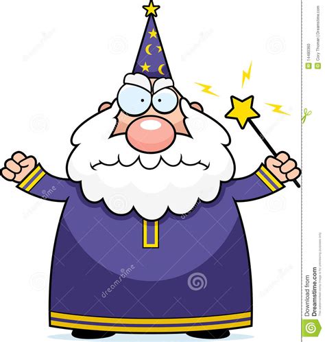 Angry Wizard Stock Photo Image 14480360