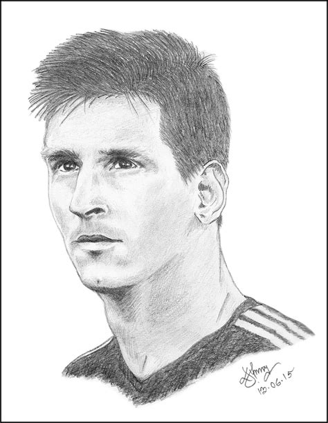 Lionel Messi Drawing Easy