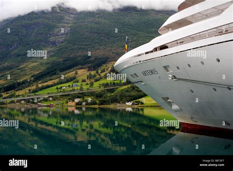 Pando Cruise Ship Artemis Berthed In Olden Norway Stock Photo 22657232