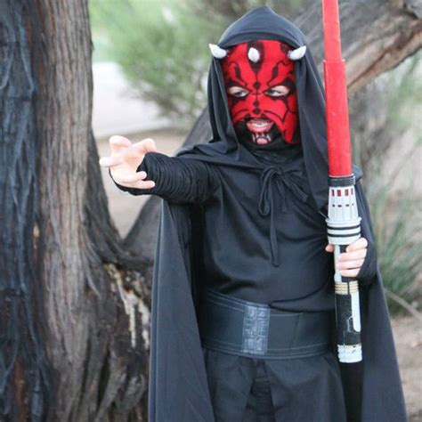 Felt Mask Darth Maul Star Wars Diy Darth Maul Darth Maul Costume