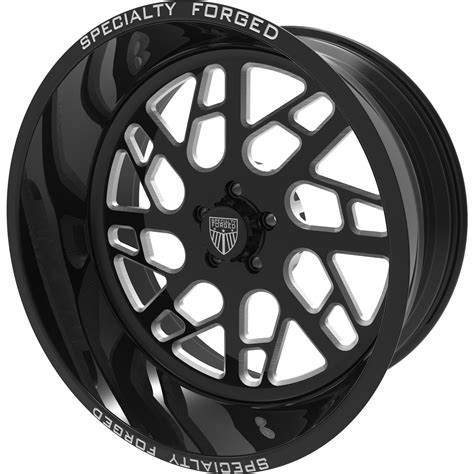 Specialty Forged Sf008 24x16 103 Black Milled Sf008 2416 5x500 Bm
