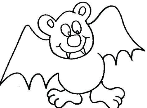 Cartoon Bat Coloring Pages At Free Printable