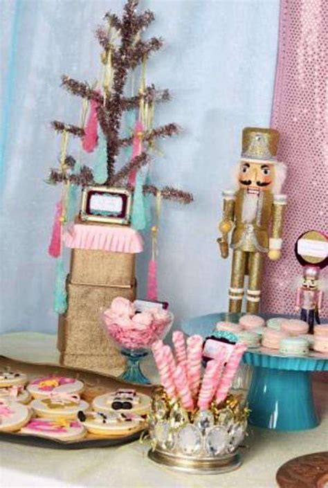 karas party ideas nutcracker ballet candy glittery christmas party planning ideas