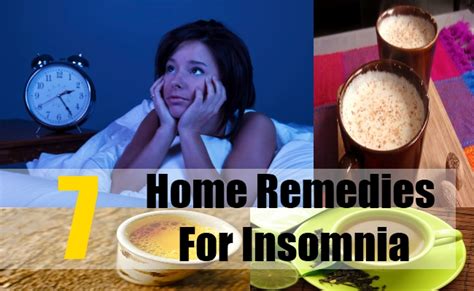 7 Excellent Home Remedies For Insomnia Natural Home Remedies