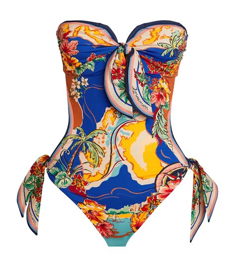 Womens ZIMMERMANN multi Alight Swimsuit | Harrods US