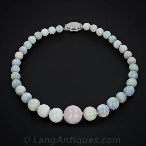 Magnificent Opal Bead Necklace