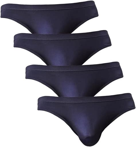 Men S Ice Silk Bikini Underwear Low Rise Seamless Breathable Briefs Uk Fashion