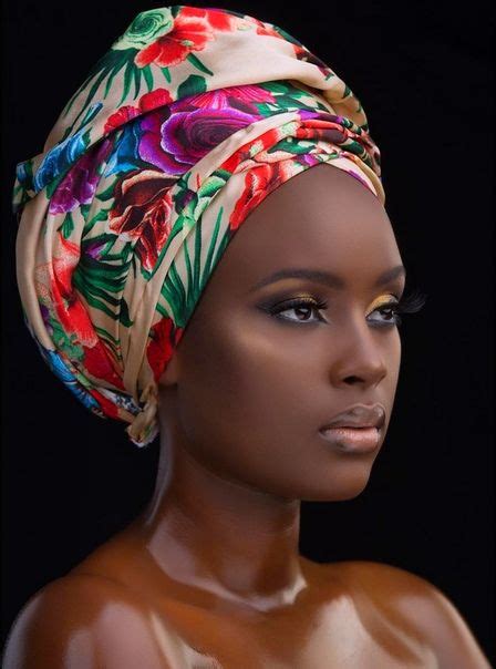Coiffure Turban ∞ Black Women Art Black Magic Beautiful Black Women
