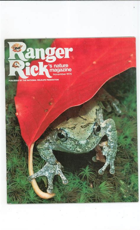 Vintage Ranger Ricks Nature Magazine 1975 Wildlife Federation Free Usa