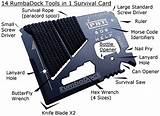 Pictures of Credit Card Survival Tool