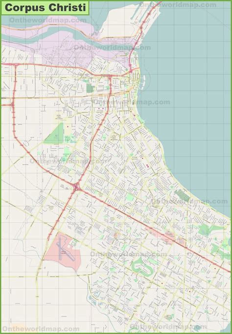 Corpus Christi City Limits Map