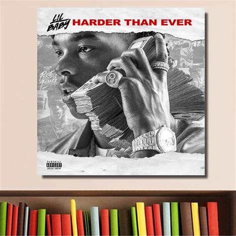 Lil Baby Harder Than Ever Poster Album Music Cover Art Poster Print On