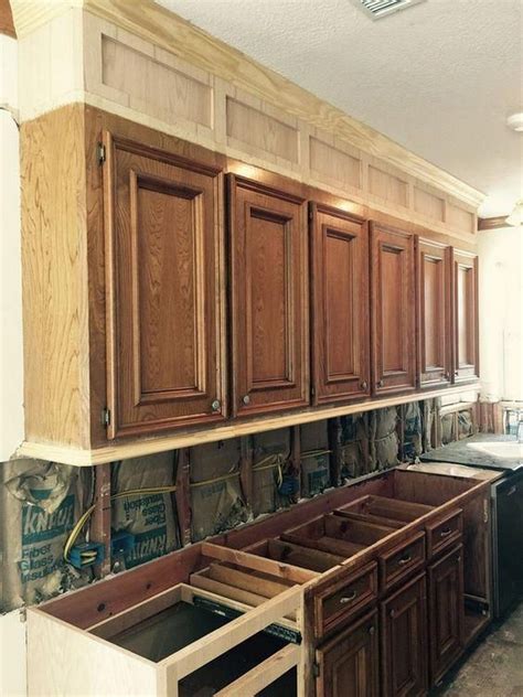 Learn How To Raise Kitchen Cabinets To The Ceiling And Add A Floating