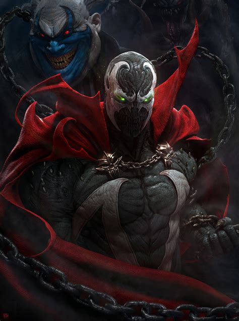 Artstation Spawn Raf Grassetti Spawn Comics Dark Fantasy Art Spawn